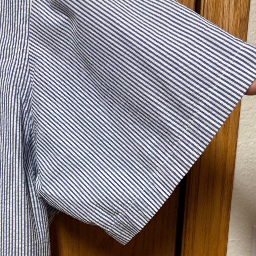 Polo by Ralph Lauren Men's Blue Striped Shirt - Picture 4 of 5